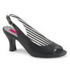 JENNA-02 Sandaletten Schwarz | Pleaser Pink Label