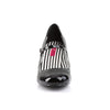 JENNA-06 Pumps Schwarz von Pleaser Pink Label – Ansicht 2