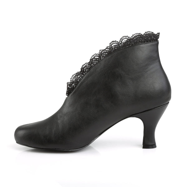 JENNA-105 Stiefeletten Schwarz von Pleaser Pink Label – Ansicht 3