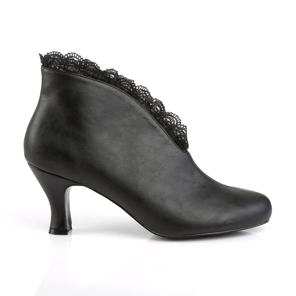 JENNA-105 Stiefeletten Schwarz von Pleaser Pink Label – Ansicht 5