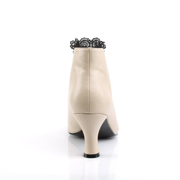 JENNA-105 Stiefeletten Beige von Pleaser Pink Label – Ansicht 4