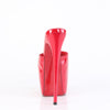 JUBILANT-01 Plateau Peeptoe Pantoletten - Rot Lack von Pleaser – Ansicht 4