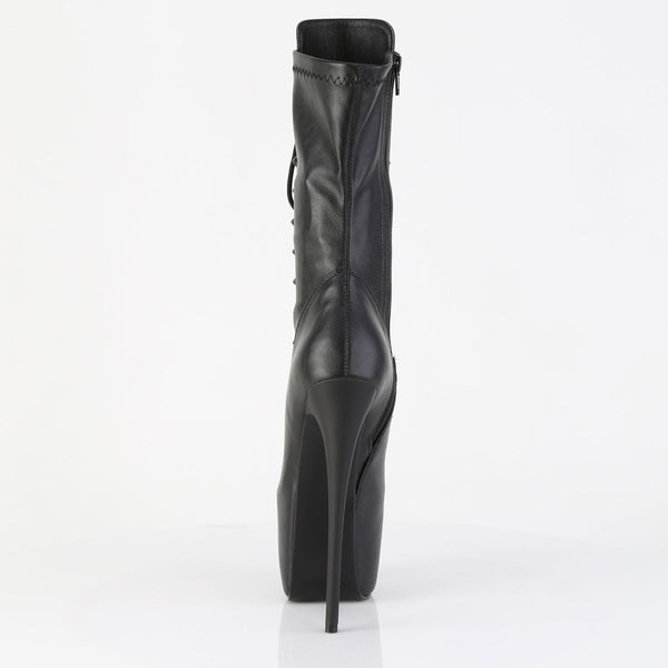 JUBILANT-1048 Plateau Stiefeletten Schwarz Matt von Pleaser – Ansicht 4