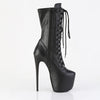 JUBILANT-1048 Plateau Stiefeletten Schwarz Matt von Pleaser – Ansicht 5
