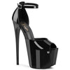 JUBILANT-15 Plateau Sandaletten Schwarz | Pleaser