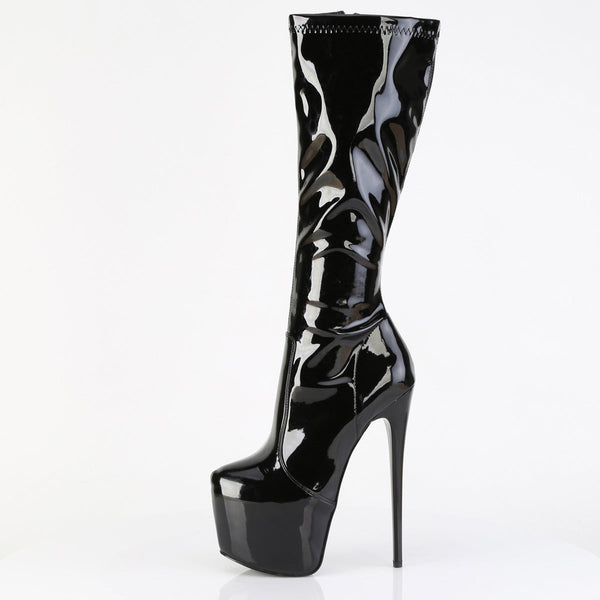 JUBILANT-2000 Plateau Stiefel Schwarz Lack von Pleaser – Ansicht 3