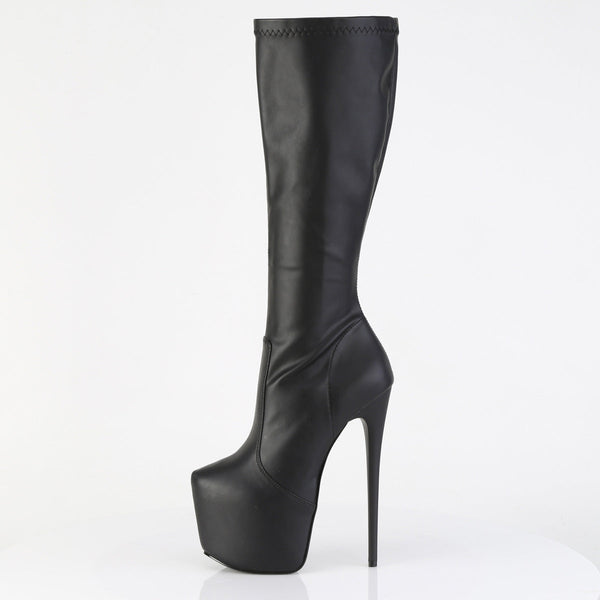 JUBILANT-2000 Plateau Stiefel Schwarz Matt von Pleaser – Ansicht 3