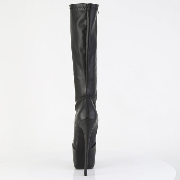 JUBILANT-2000 Plateau Stiefel Schwarz Matt von Pleaser – Ansicht 4