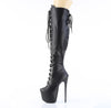 JUBILANT-3012 Plateau Stiefel Schwarz Matt von Pleaser – Ansicht 3