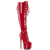 JUBILANT-3012 Plateau Stiefel Rot | Pleaser