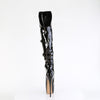 JUBILANT-3018 Overkneestiefel Plateauschuhe Schwarz von Pleaser – Ansicht 4