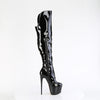 JUBILANT-3018 Overkneestiefel Plateauschuhe Schwarz von Pleaser – Ansicht 5