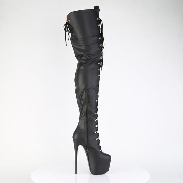 JUBILANT-4012 Overkneestiefel Plateauschuhe Schwarz von Pleaser – Ansicht 5