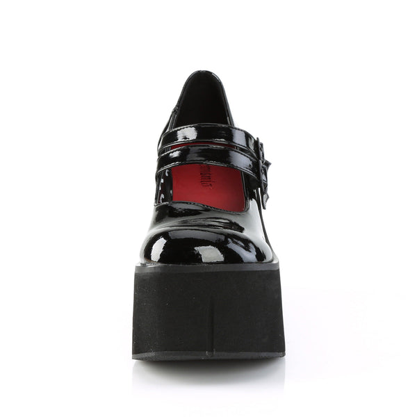 KERA-08 Plateau Schuh schwarz Lack Mary Janes von DemoniaCult – Ansicht 2