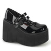 KERA-08 Plateau Schuh schwarz Lack Mary Janes von DemoniaCult
