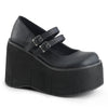 KERA-08 Plateau Schuh schwarz matt Mary Janes | DemoniaCult