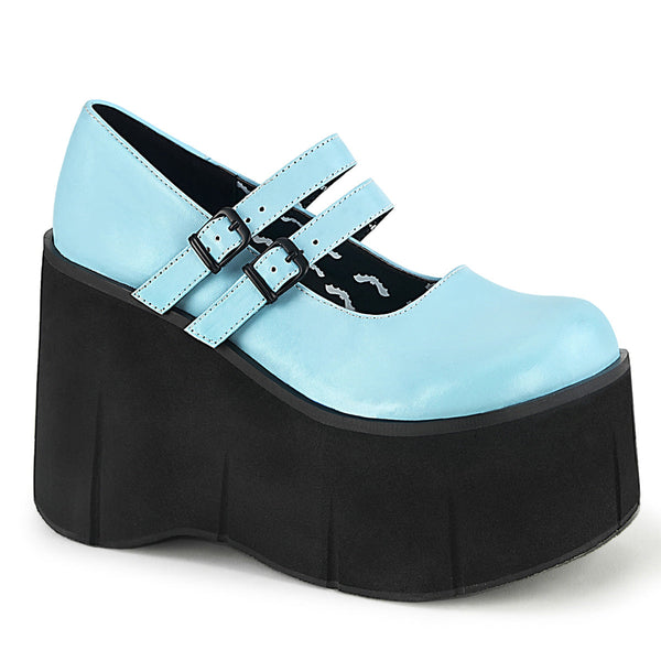 KERA-08 Plateau Schuh blau Mary Janes von DemoniaCult