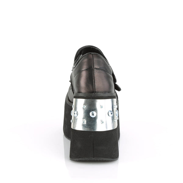 KERA-13 Plateau Schuhe Schwarz Braun von DemoniaCult – Ansicht 4