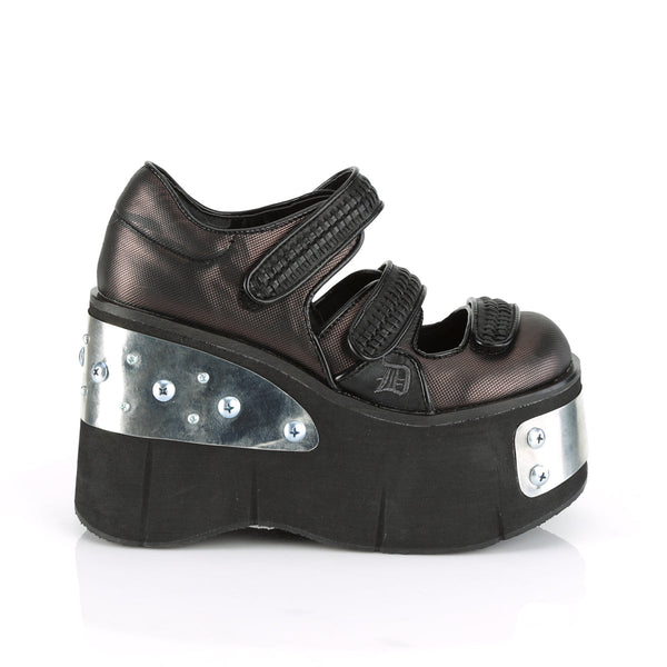 KERA-13 Plateau Schuhe Schwarz Braun von DemoniaCult – Ansicht 5