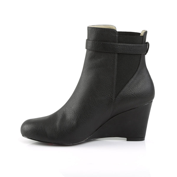 KIMBERLY-102 Stiefeletten Schwarz Matt von Pleaser Pink Label – Ansicht 3