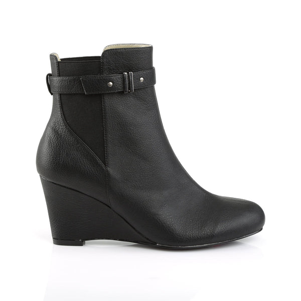KIMBERLY-102 Stiefeletten Schwarz Matt von Pleaser Pink Label – Ansicht 5