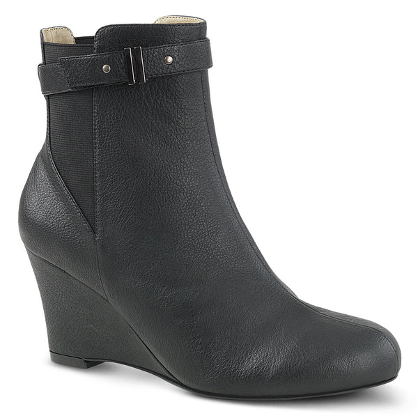 KIMBERLY-102 Stiefeletten Schwarz Matt von Pleaser Pink Label
