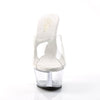 KISS-201 Plateau Pantoletten Transparent von Pleaser – Ansicht 2