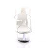 KISS-202 Plateau Pantoletten Transparent von Pleaser – Ansicht 2