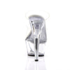 KISS-202 Plateau Pantoletten Transparent von Pleaser – Ansicht 4