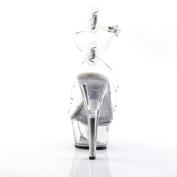 KISS-206 Plateau Sandaletten klar von Pleaser – Ansicht 4