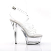 KISS-206 Plateau Sandaletten klar von Pleaser – Ansicht 5