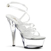 KISS-206 Plateau Sandaletten klar von Pleaser