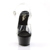 KISS-208 Plateau Sandaletten Transparent/Schwarz von Pleaser – Ansicht 2