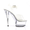 KISS-208 Plateau Sandaletten Transparent von Pleaser – Ansicht 5