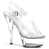 KISS-208 Plateau Sandaletten Transparent von Pleaser