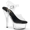 KISS-208 Plateau Sandaletten Transparent von Pleaser