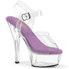 KISS-208 Plateau Sandaletten Transparent von Pleaser