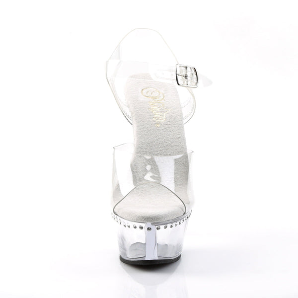 KISS-208LS Plateau Sandaletten schwarz von Pleaser – Ansicht 2