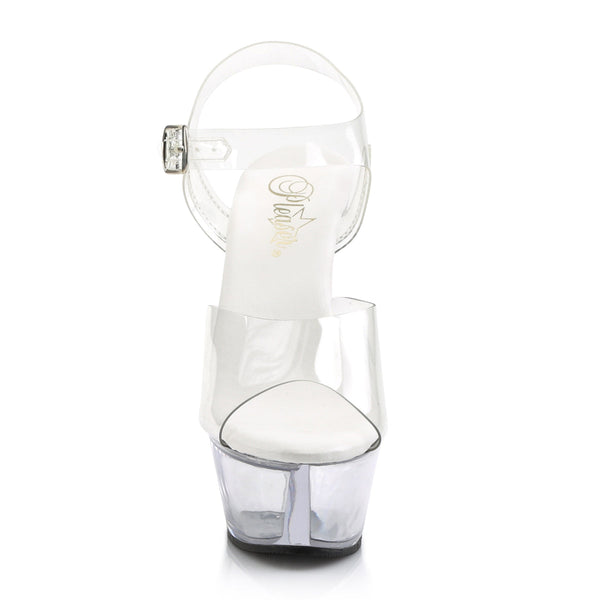 KISS-208VL Plateau Sandaletten transparent von Pleaser – Ansicht 2