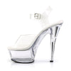KISS-208VL Plateau Sandaletten transparent von Pleaser – Ansicht 3