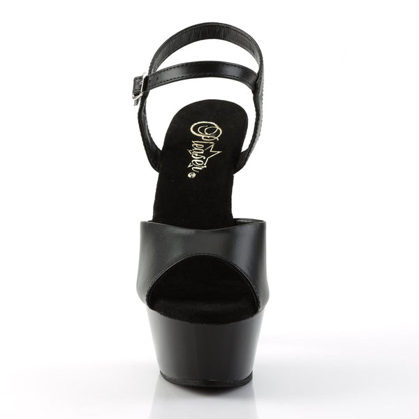 KISS-209 Plateau Sandaletten Schwarz von Pleaser – Ansicht 2