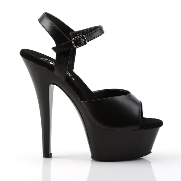 KISS-209 Plateau Sandaletten Schwarz von Pleaser – Ansicht 5