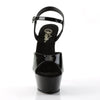 KISS-209 Plateau Sandaletten Lack Schwarz von Pleaser – Ansicht 2
