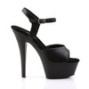 KISS-209 Plateau Sandaletten Matt Schwarz von Pleaser – Ansicht 5