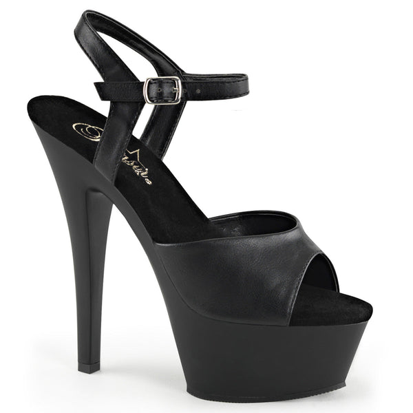 KISS-209 Plateau Sandaletten Matt Schwarz von Pleaser