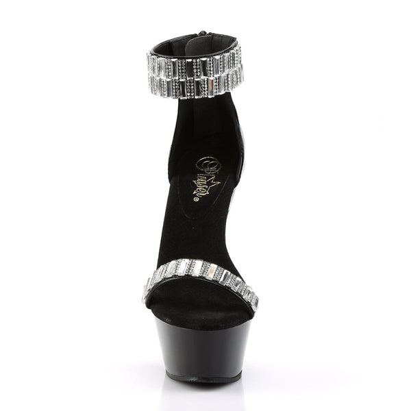KISS-269RS Plateau Sandaletten schwarz von Pleaser – Ansicht 2