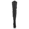 LEGEND-8899 Overknee Stiefel Schwarz Echtleder von Pleaser – Ansicht 2