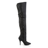 LEGEND-8899 Overknee Stiefel Schwarz Echtleder von Pleaser – Ansicht 5