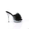 LIP-101-8 Plateau Pantoletten Schwarz/Transparent von Fabulicious – Ansicht 5