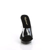 LIP-101 Plateau Pantoletten Transparent/Schwarz von Fabulicious – Ansicht 2
